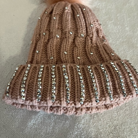 Bling Studded Winter Hat - Picture 2 of 7